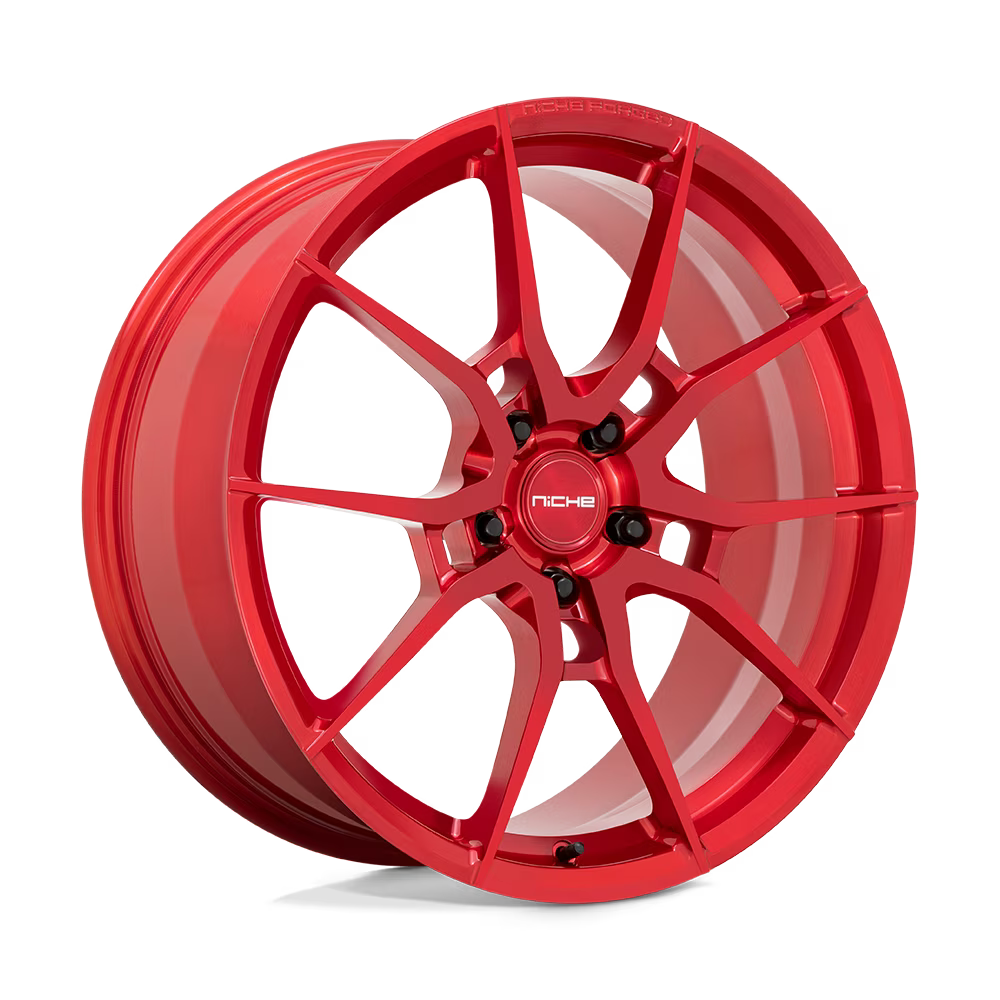 Niche Mono Monoblock Forged Rim M113 20X9 5X112 RED 25MM, T1132090F8+25