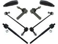 Front Tie Rod End and Sway Bar Link Kit 8 Piece - Compatible with 2010 - 2015 Ford Flex Turbocharged 2011 2012 2013 2014