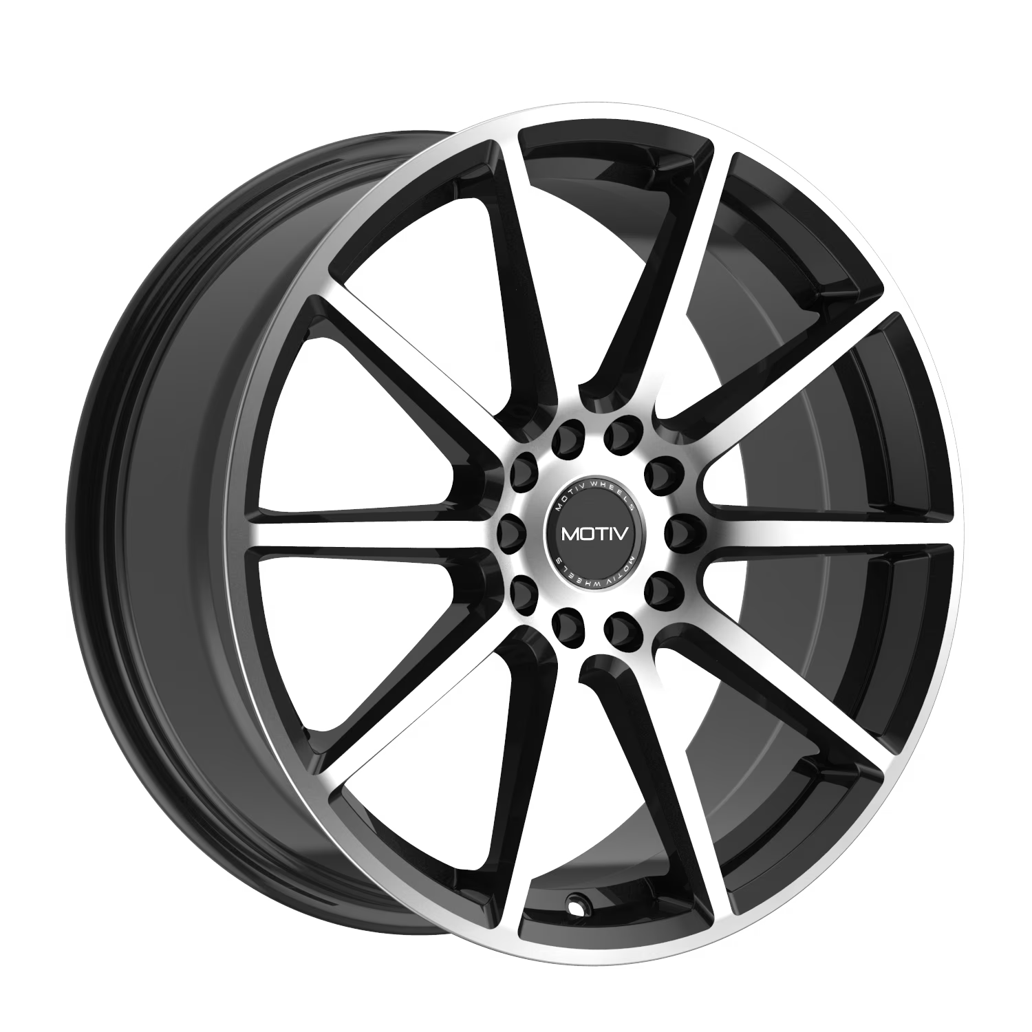 Motiv 18x7.5 5X4.50 431MB Elicit Black Wheel Rim