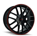 TOUREN TR60-3260 20X8.5 5X115/5X120 20ET 74.1CB BLACK/RED RING