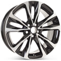 New 17  Alloy Replacement Wheel for Toyota Corolla 2017 2018 2019 Machined w/ Black Rim 75208