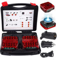 Wireless Trailer Lights Magnetic,Wireless Trailer Lights,2025 New Led Wireless Tail Lights for Trailer,Rechargeable Towing Light Kit with Powerful Suction Base for Trucks,Boat,RV,Vehicle