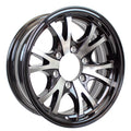 eCustomrim Aluminum Trailer Wheel 16X6 16  Machined Lip Style 6 Lug On 5.5  Center Rim