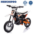 NEECHIPRO Electric Dirt Bike, 24V Electric Motorcycle Ride on Bicycle for Teens 13+,250W 13mph Max Speed,White