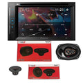 Pioneer AVH-240EX Double DIN DVD + Cerwin Vega H7653 6.5  and H7693 6x9 