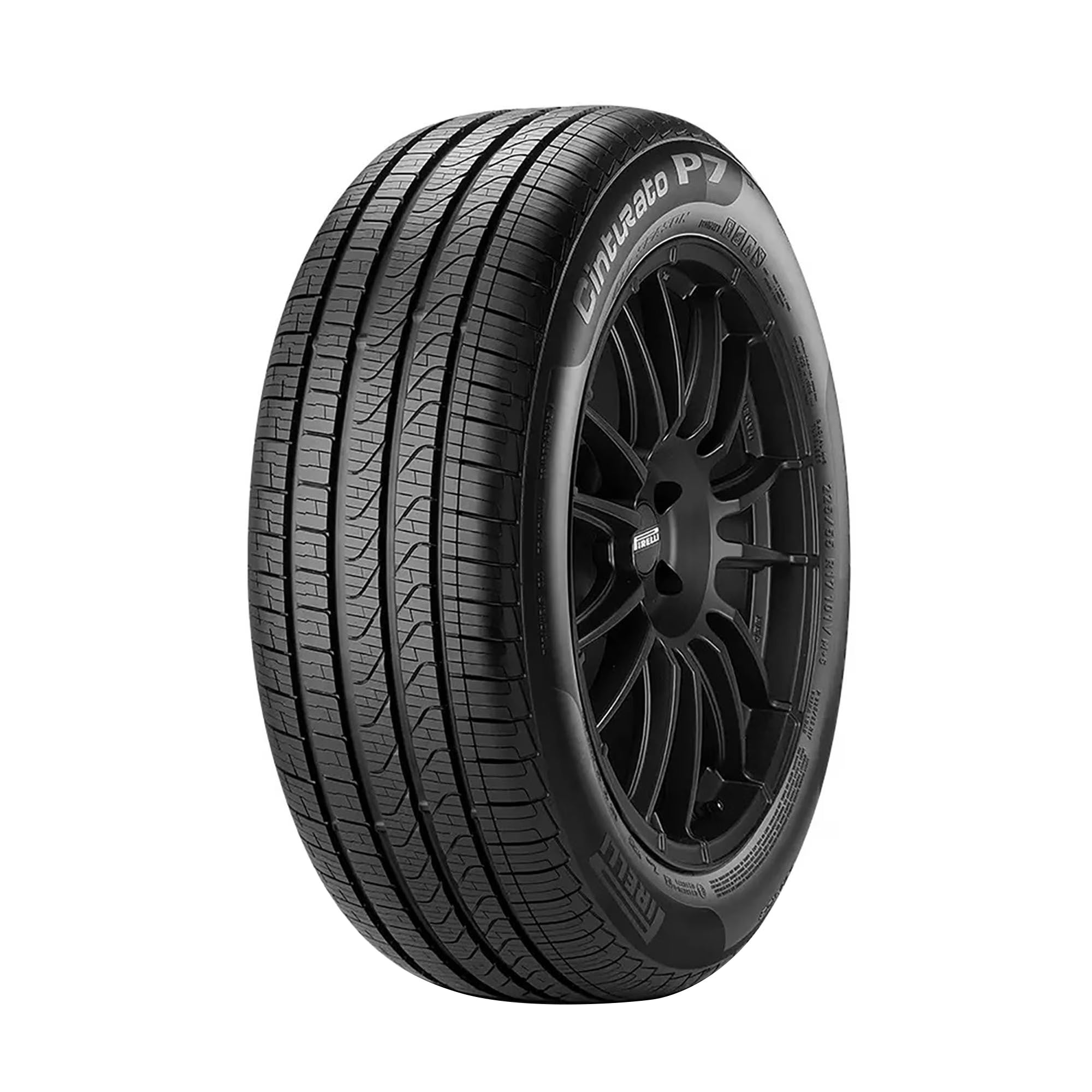 Set of 2 Pirelli Cinturato P7 All Season 245/45R18 100H XL Tires Fits: 2016-23 Chevrolet Malibu LT, 2017-19 Mercedes-Benz E300 4Matic