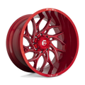 Fuel 1PC Aluminum Rim D742 RUNNER 24X14in Candy Red Milled Finish, D74224407545