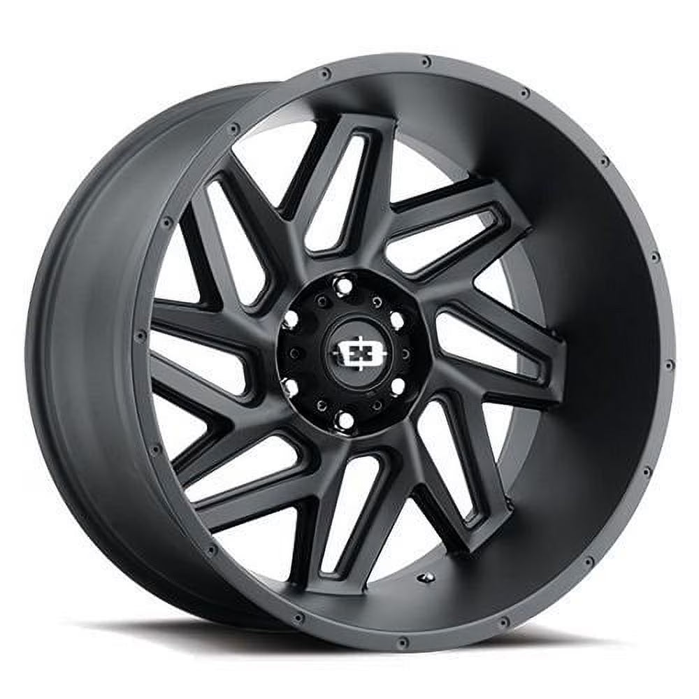 22x10 Vision 361 Spyder Satin Black Wheel 6x5.5 (-19mm)