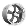 Classic Torq Thrust Ii One Piece 15X8 5X127.00 Mag Gray W/ Machined Lip (-18 Mm) Wheel Rim