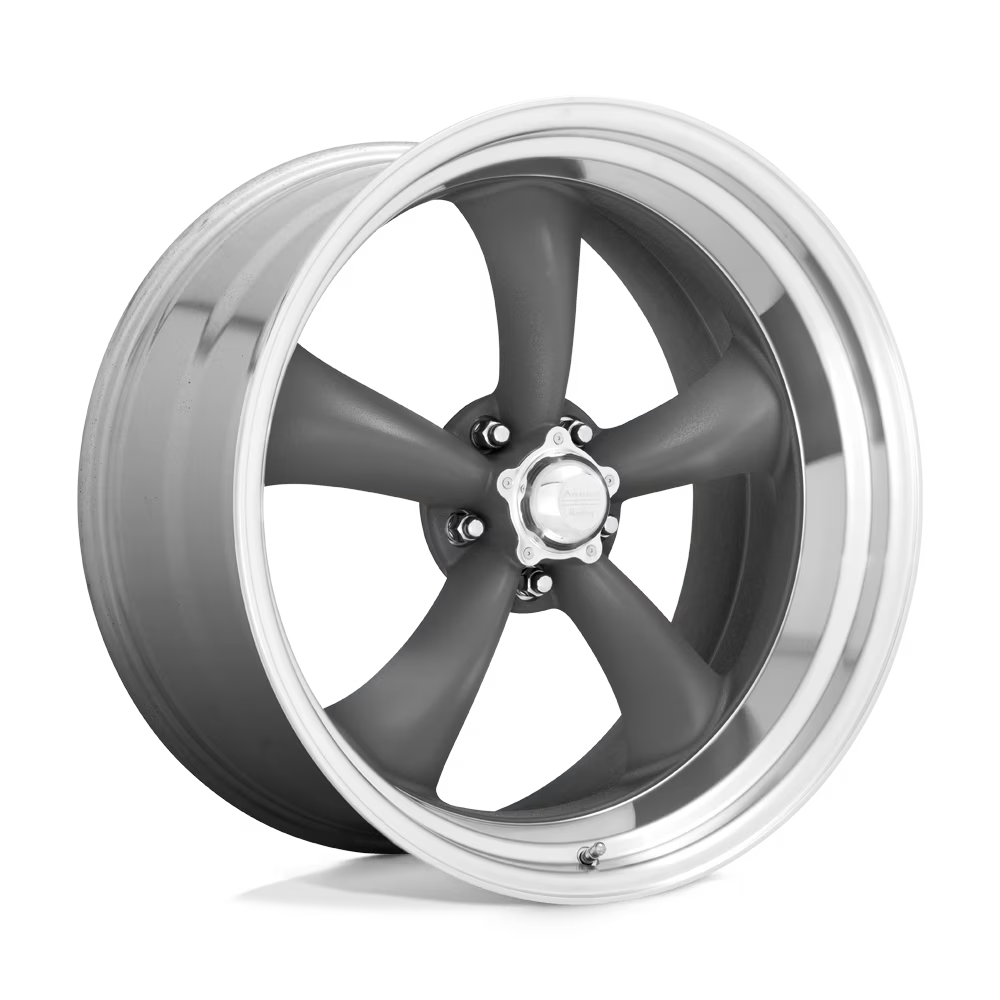 Classic Torq Thrust Ii One Piece 15X8 5X127.00 Mag Gray W/ Machined Lip (-18 Mm) Wheel Rim
