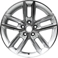 Remanufactured Machined and Painted Silver Aluminum Wheel 18 x 7 19177074 fits 2008-2013 Chevrolet Impala