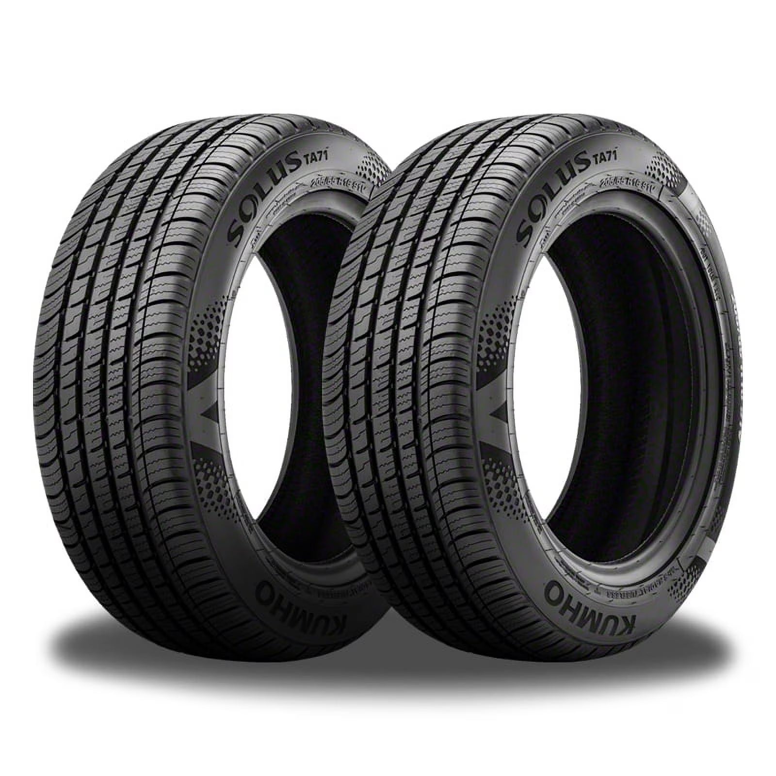 Set of 4 Kumho Solus TA71 245/45ZR19 102W All Season Performance Tires 60K mi Warranty 2169893 / 245/45/19 / 2454519 Fits: 2010-14 Ford Mustang GT, 2014-16 Chevrolet Impala LTZ