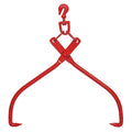 DUOSONG 32In - Log Lifting Tongs Heavy Duty Grapple Timber Claw Red Carbon steel Other