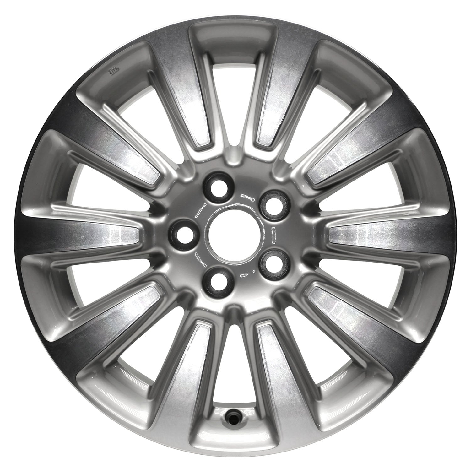 Remanufactured Machined and Painted Silver Metallic Aluminum Wheel 18 x 7 fits 2010-2020 Toyota Sienna