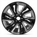 Wheel Rim for 1999-2022 Chevy Silverado 1500 22 in Silver Aluminum Rim Direct Fit