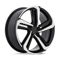 Performance Replicas Cast Aluminum Rim PR216 18X8 5X4.5 G-BLK MACH 45MM, 216BM-886545
