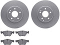 Front Brake Pad and Rotor Kit - Compatible with 1996 - 2003 Mercedes-Benz E320 Base 1997 1998 1999 2000 2001 2002
