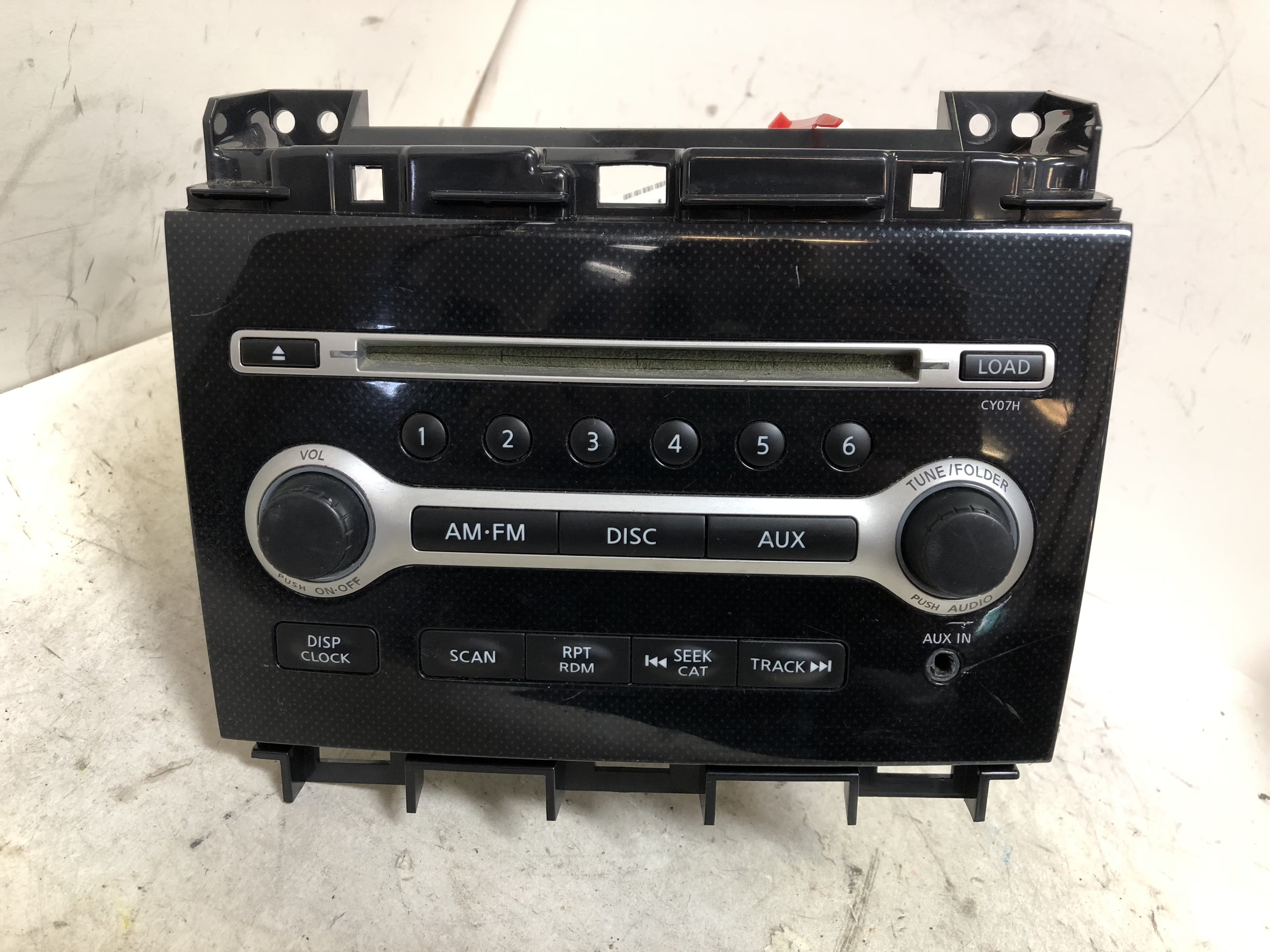 Pre-Owned 11 Nissan Maxima AM FM CD Player Radio Receiver Face ID CY07H OEM LKQ - Verify Specific Vehicle Fitment In Description - (Good)