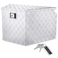 ARKSEN 33  Trailer Truck Pickup Aluminum Tongue Storage Tool Box, Silver