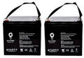 SPS Brand 12V 75Ah Replacement Battery (SG12750RT) for Pride Mobility Jazzy 1170 XL Plus Wheelchair (Terminal RT) (2 Pack)