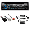 Pioneer Single DIN CD w/ Bluetooth Car Stereo Upgrade for 2001-2003 Ford Mustang Includes In-Dash Car Stereo, Dash Kit and Harness