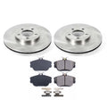 Ultimate Brakes Front Semi-Metallic Brake Pad and Rotor Kit with Hardware WM80505