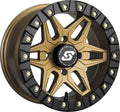 Sedona A72BZ-56056+38S Split Six Beadlock Wheel - 15x6-5+1 Offset - 4/156 12mm Tapered - Bronze