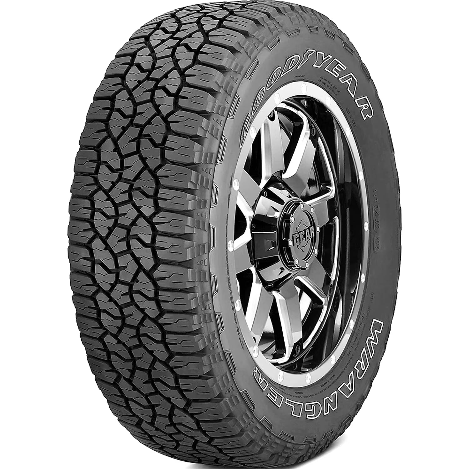Goodyear Wrangler TrailRunner AT 235/75R15 105S OWL 55K Mile All Terrain Tire 741126680 / 235/75/15 / 2357515 Fits: 1995-99 Chevrolet Tahoe LT, 1999 Chevrolet Silverado 1500 Base