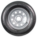 eCustomrim Radial Trailer Tire Rim ST205/75R15 205/75-15 Load C 5 Lug Wheel Silver Modular
