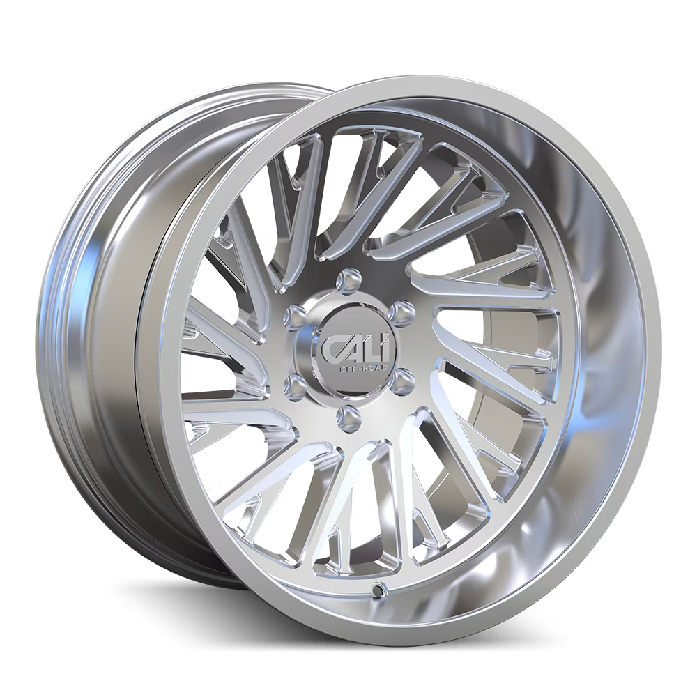 Cali Off-Road Purge-9114 22X12 6X139.7 -51Et 106Cb Polished/Milled Spokes
