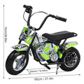Thehsnt 24V Youth Electric Dirt Bike - 13.67MPH Off-Road Motorcycle with Knobby Tires, Adjustable Speed & Steel Frame
