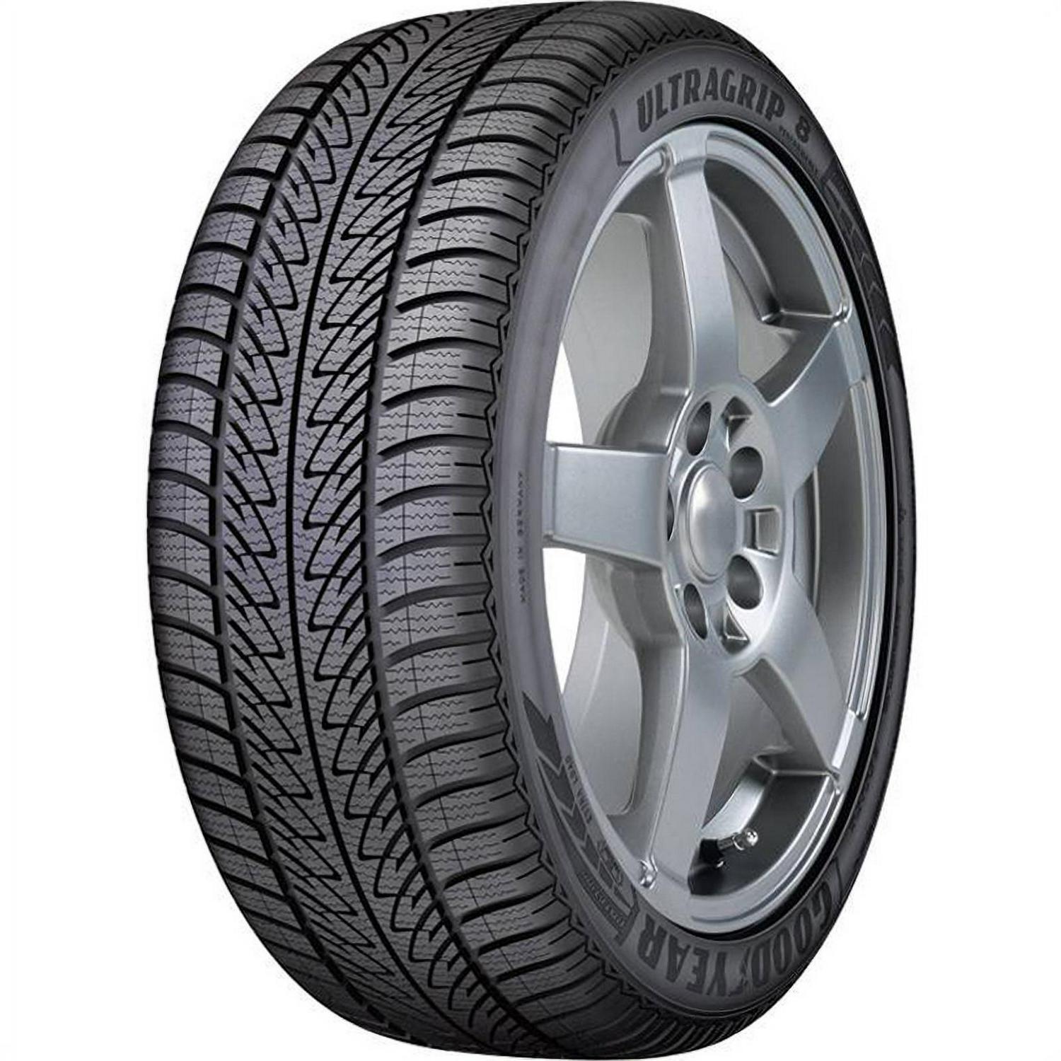 Goodyear Ultra Grip 8 Performance 245/45R18 100V XL Snow Winter Run Flat Tire Fits: 2016-23 Chevrolet Malibu LT. 2009-14 Acura TL SH-AWD