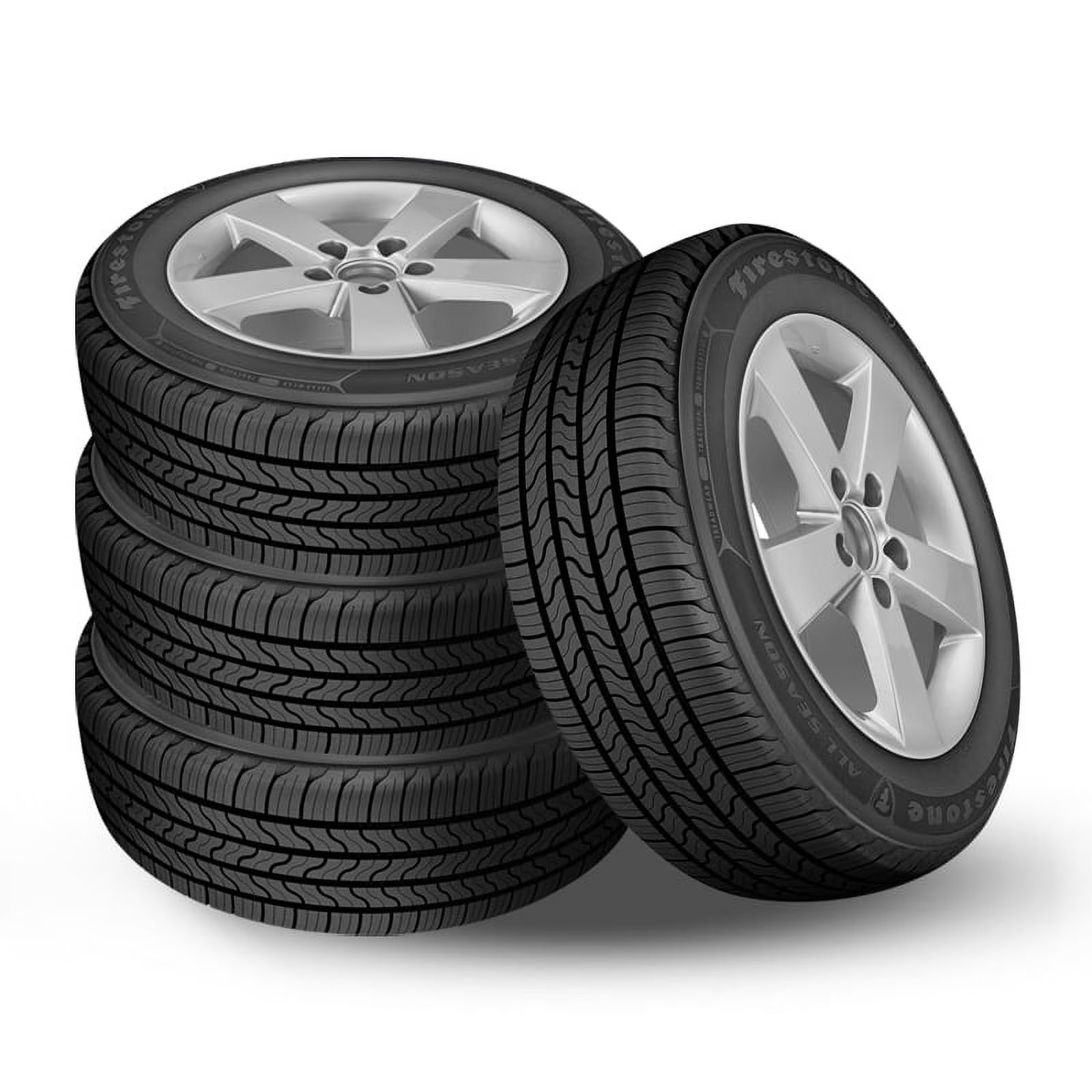 4 Firestone All Season 225/65R17 102H 480AB Touring Tires 55000 Mileage Warranty FS013343 / 225/65/17 / 2256517