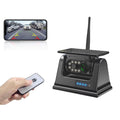 Wireless Backup Camera for Trucks & RVs ??Solar-Powered, 1080p HD, Night Vision, Waterproof, Adsorption Installation, Easy Installation for Towing & Parking