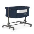 Dream On Me Zimal Bassinet Bedside Sleeper Blue. Breathable Panel. Lightweight. JPMA Certified