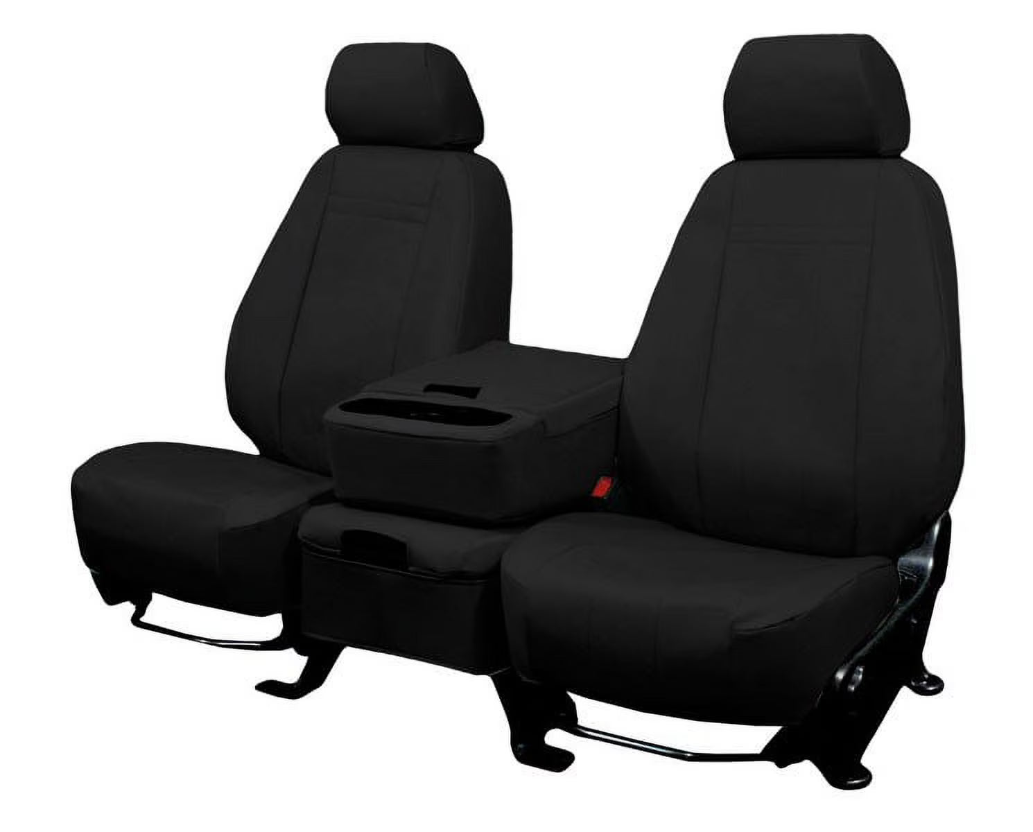CalTrend Black, DuraPlus, Durable, Front Row Seat Covers