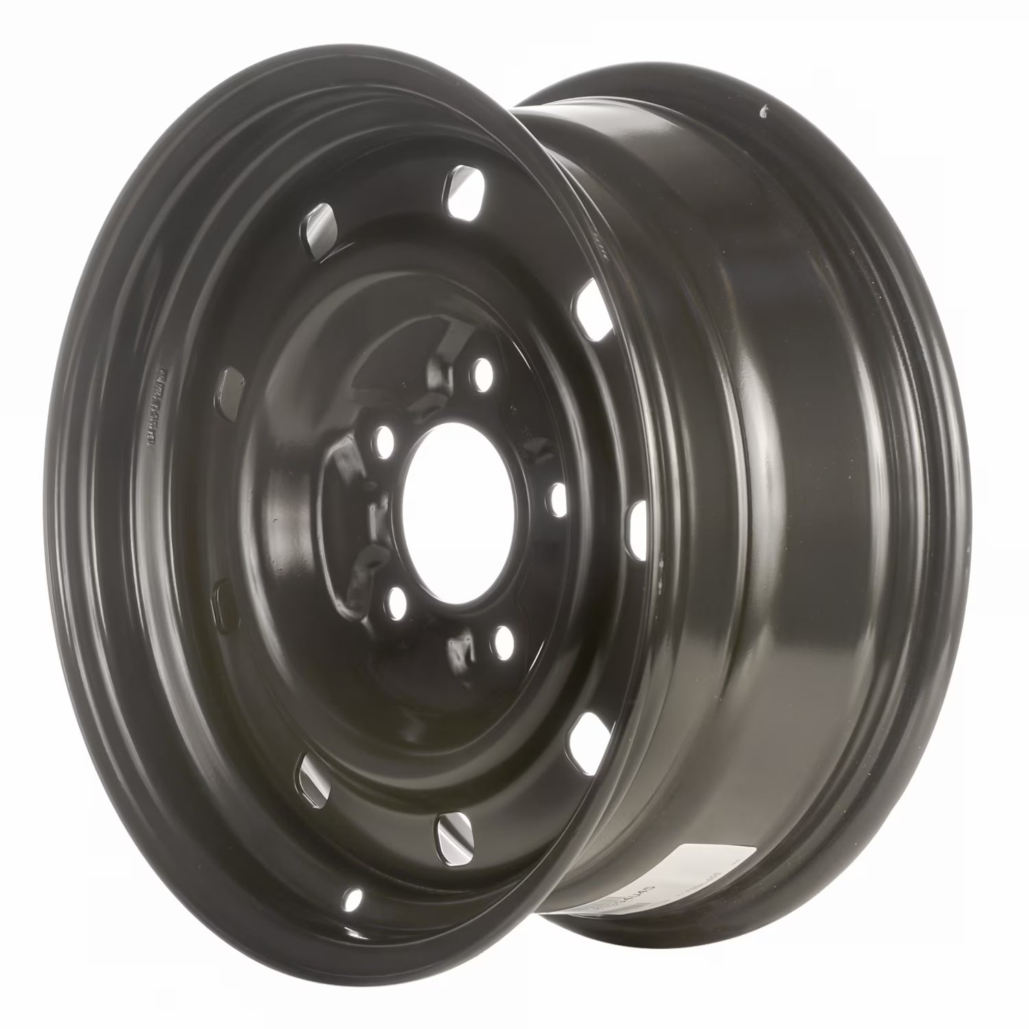 Remanufactured Painted Gloss Black Steel Wheel 16 x 7 fits 2000-2002 Ford Expedition