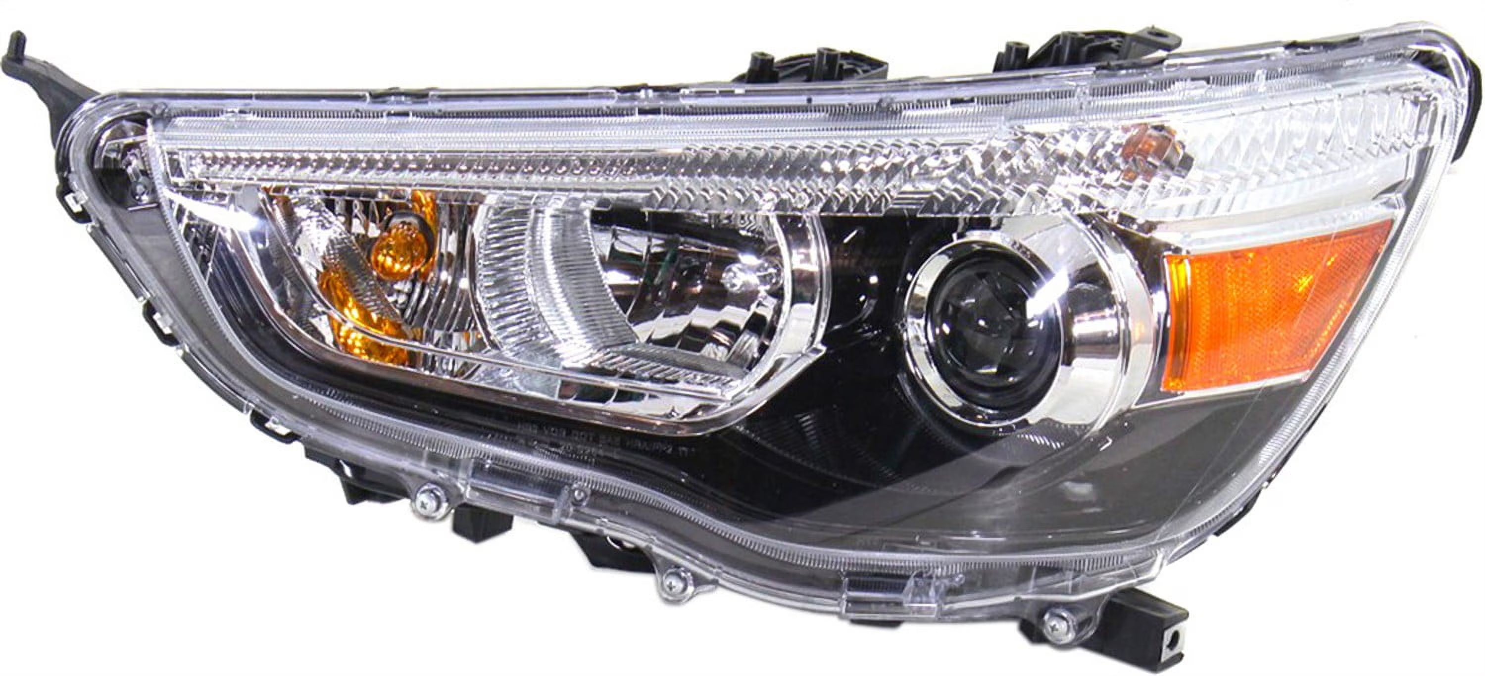 Headlight Compatible With 2011-2019 Mitsubishi Outlander Sport RVR Left Driver Halogen With bulb(s)