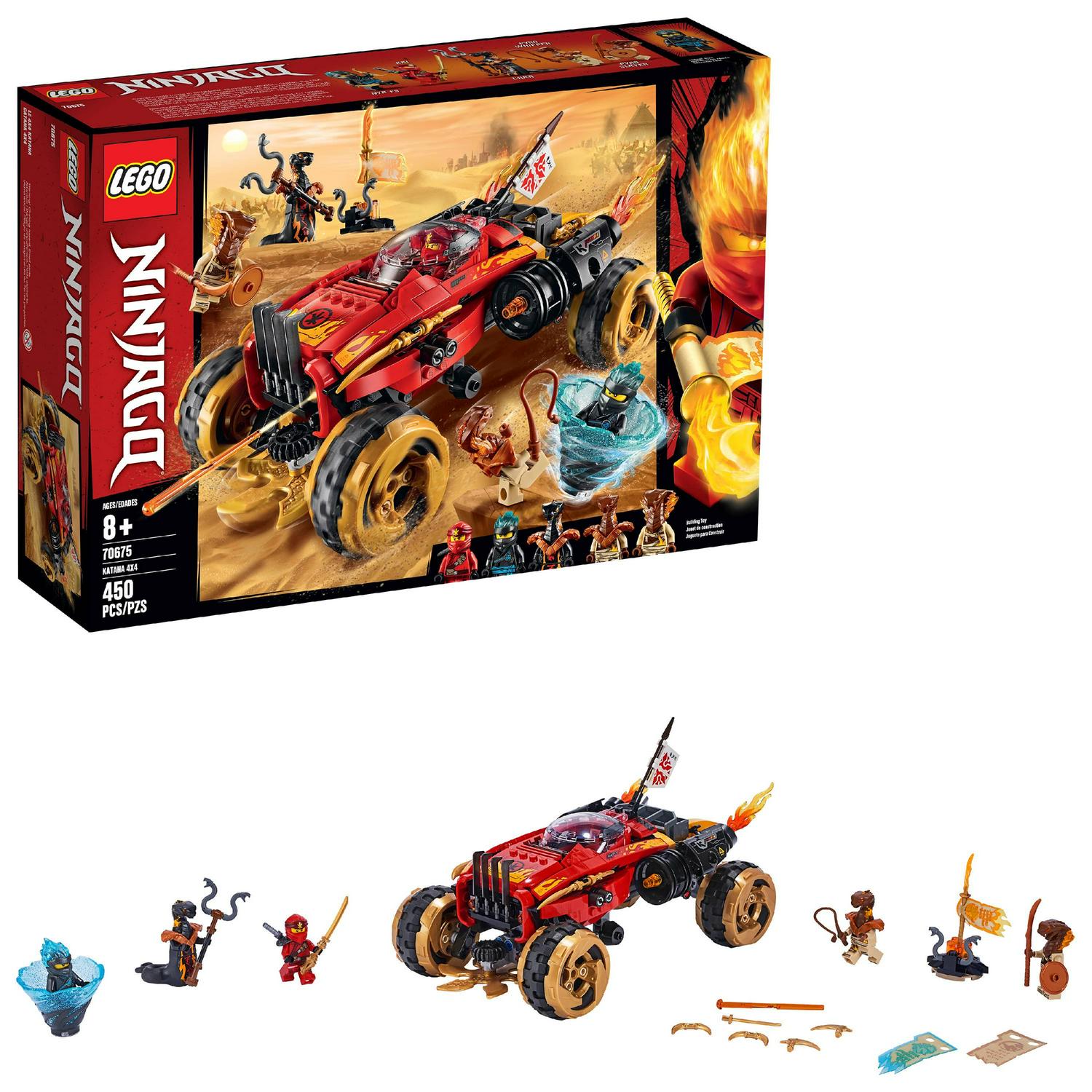 LEGO Ninjago Katana 4¡Á4 70675 Ninja Toy Truck Building Kit (450 Pieces)