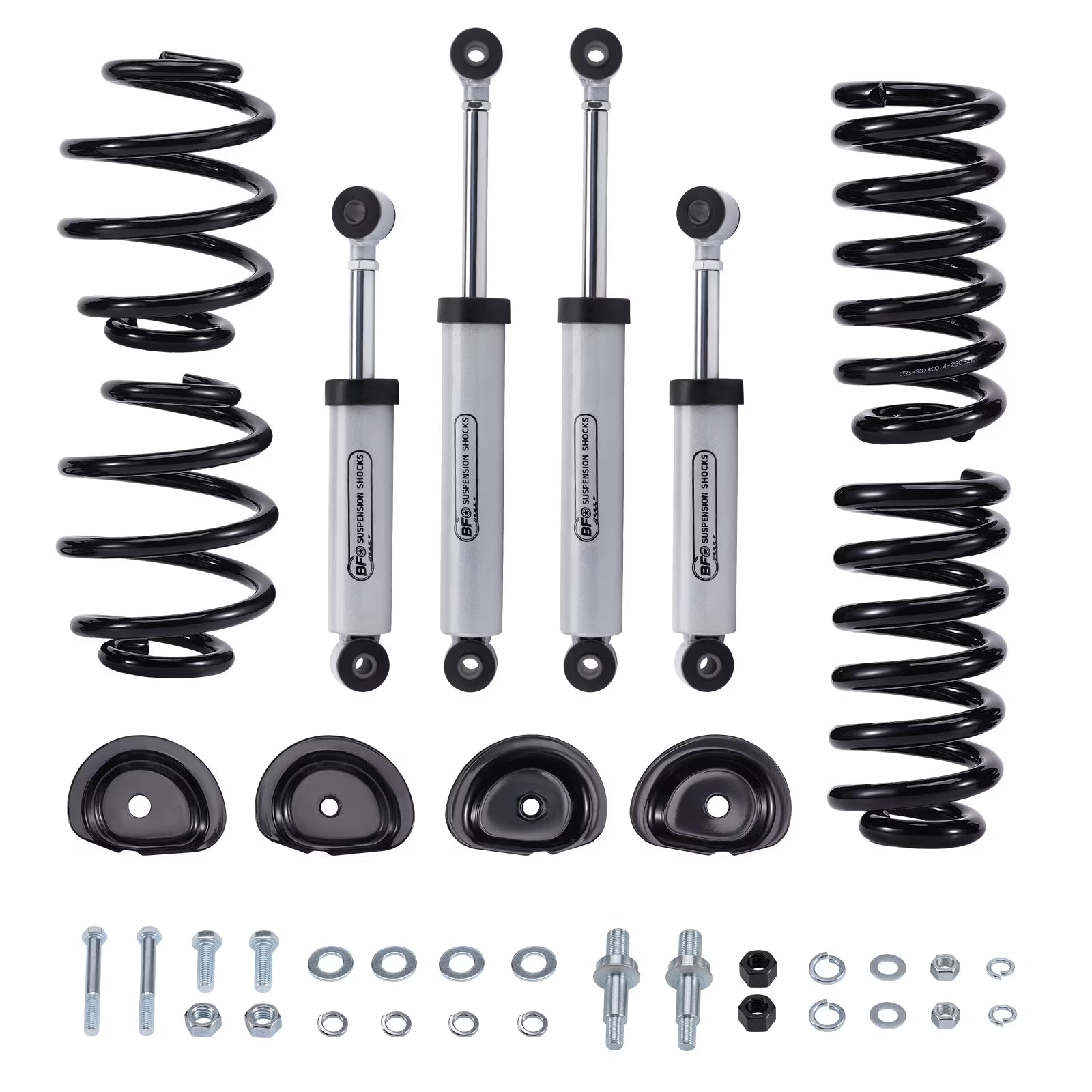 BFO Front 3  Rear 5  Drop Spring Lowering Kit w/ Shocks for Chevrolet C10 1963-1972