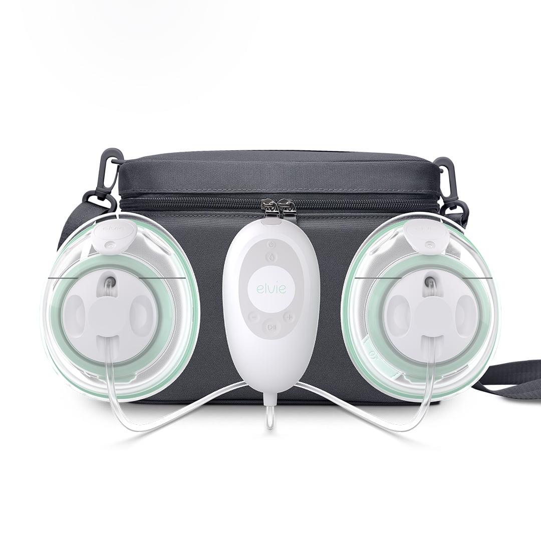Elvie Stride Plus - Hands-Free. Hospital-Grade Electric Breast Pump with 3-in-1 Bag