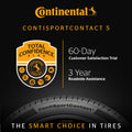 Continental ContiSportContact 5 225/40R18XL 92Y BSW Ultra High Performance Tire Fits: 2014-15 Honda Civic Si. 2013 Toyota Corolla LE