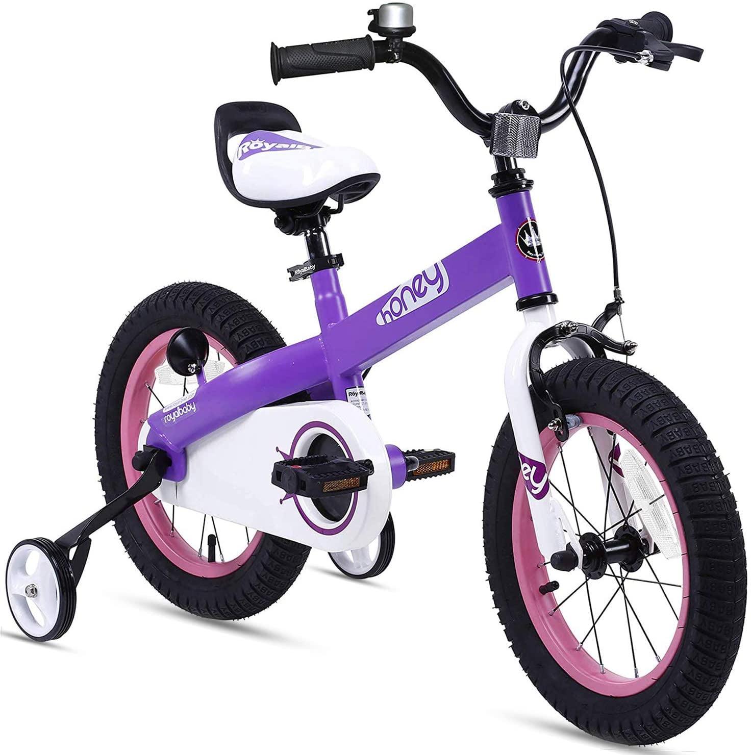 RoyalBaby Honey Lilac 12 inch Kid-s Bicycle