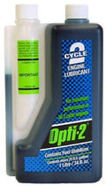 Interlube Opti-2 20112 34 oz Bottle of 2-Cycle Oil Lubricant With Fuel Stabilizer - Quantity of 2