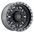 Black Rhino Aluminum Rim ABRAMS 18X9.5in Textured Matte Gunmetal Finish, 1895ABR126114G76