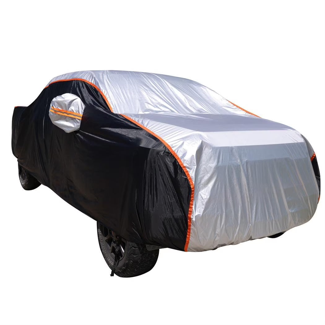 Car Cover UV Protection Waterproof Car Cover All Weather Windproof Outdoor Full car Cover, Universal Fit for PICKUP Large Size