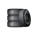 Set of 4 Kumho Crugen HT51 265/70R16 112T Tires Fits: 2015 Toyota Tacoma TRD Pro, 2000-06 Toyota Tundra SR5