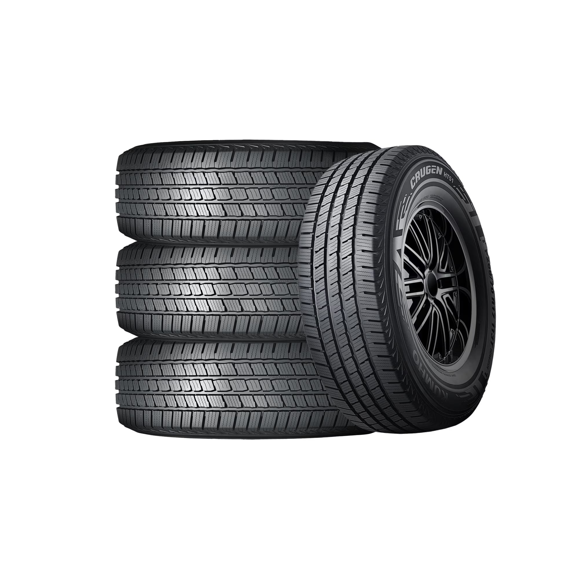 Set of 4 Kumho Crugen HT51 265/70R16 112T Tires Fits: 2015 Toyota Tacoma TRD Pro, 2000-06 Toyota Tundra SR5