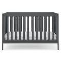 Delta Children Hayes 4-in-1 Convertible Baby Crib - Greenguard Gold Certified. Charcoal