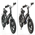 Black with Decals, up to 6.2 mph, 18V Electric Dirt Bike ffor 3-6 age